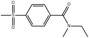 N-Ethyl-N-methyl-4-(methylsulfonyl)benzamide Structure