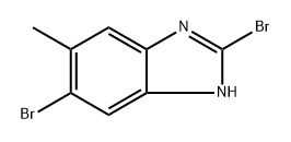 2,6-dibromo-5-methyl-1H-benzo[d]imidazole Structure