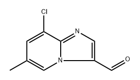 8-chloro-6-methylimidazo[1,2-a]pyridine-3-carbaldehyde 구조식 이미지