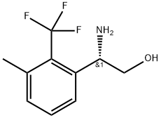 (S)-2-amino-2-[3-methyl-2-(trifluoromethyl)phenyl]ethanol Structure