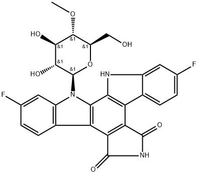 fluoroindolocarbazole A 구조식 이미지