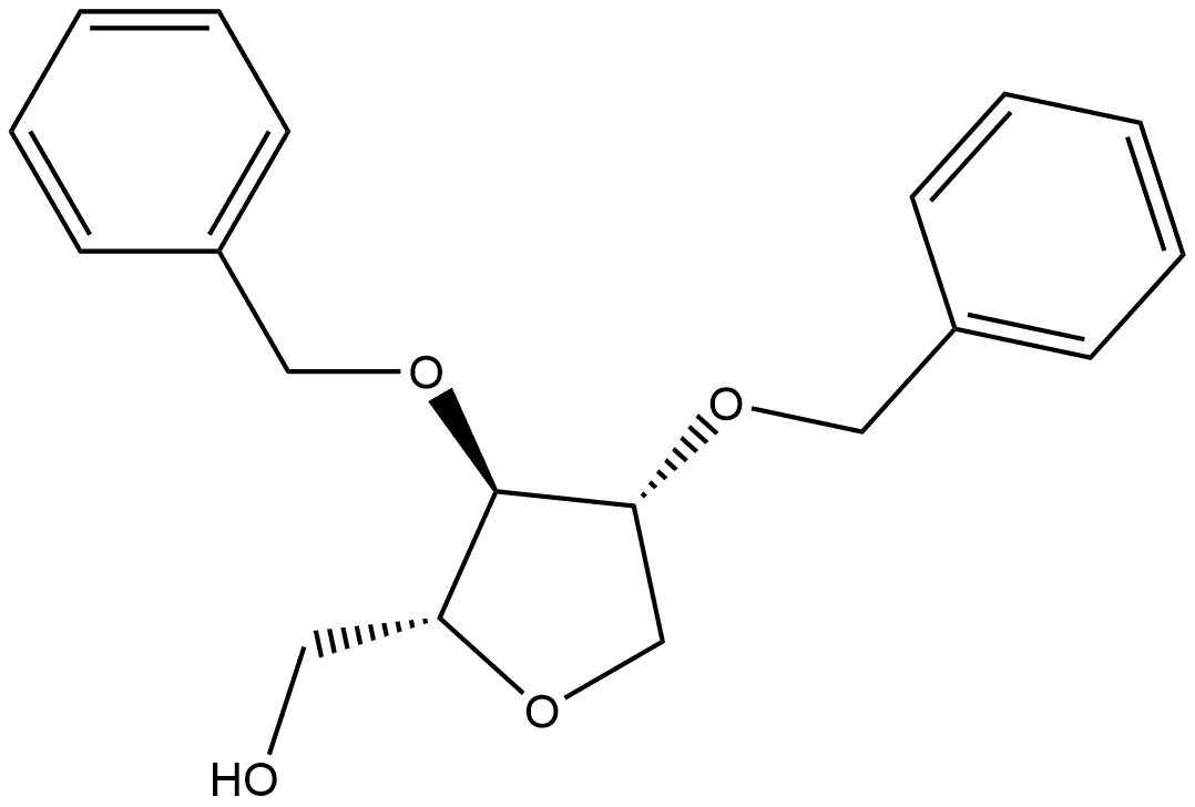 1,4-Anhydro-2,3-bis-O-benzyl-D-arabinitol Structure