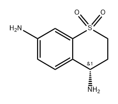 (S)-4,7-diaminothiochromane 1,1-dioxide Structure