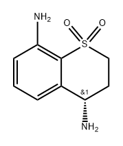 (S)-4,8-diaminothiochromane 1,1-dioxide Structure