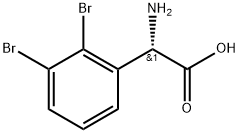 （S）-2-amino-2-(2,3-dibromophenyl)acetic acid Structure