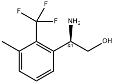 (R)-2-amino-2-[3-methyl-2-(trifluoromethyl)phenyl]ethanol Structure