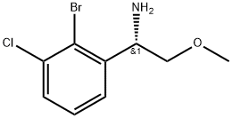 (1S)-1-(2-bromo-3-chlorophenyl)-2-methoxyethanamine Structure