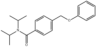 N,N-Bis(1-methylethyl)-4-(phenoxymethyl)benzamide Structure