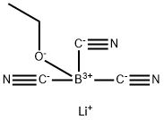 Borate(1-), tris(cyano-κC)ethoxy-, lithium (1:1), (T-4)- Structure