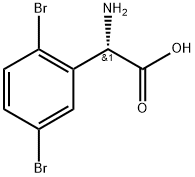 (2S)-2-amino-2-(2,5-dibromophenyl)acetic acid Structure