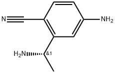 (S)-3-(1-aminoethyl)-4-methylbenzonitrile 구조식 이미지