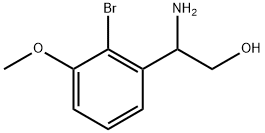 2-amino-2-(2-bromo-3-methoxyphenyl)ethan-1-ol Structure