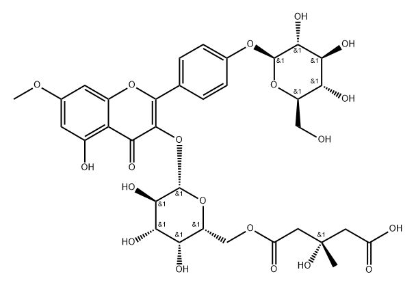 Oxytroflavoside E 구조식 이미지