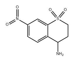 4-amino-7-nitrothiochromane 1,1-dioxide Structure