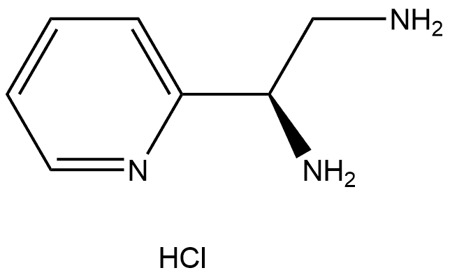 (R)-1-(pyridin-2-yl)ethane-1,2-diamine hydrochloride 구조식 이미지