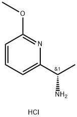 (S)-1-(6-methoxypyridin-2-yl)ethan-1-amine hydrochloride Structure