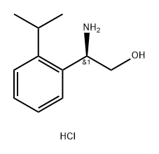 (R)-2-amino-2-(2-isopropylphenyl)ethan-1-ol hydrochloride Structure