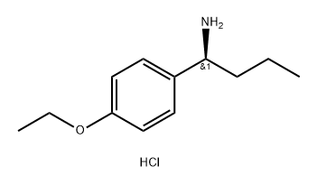 (1S)-1-(4-ETHOXYPHENYL)BUTAN-1-AMINE HYDROCHLORIDE Structure