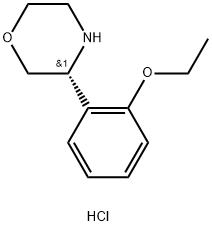 (R)-3-(2-ethoxyphenyl)morpholine hydrochloride Structure