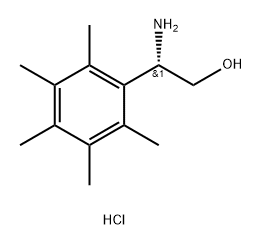 Benzeneethanol, β-amino-2,3,4,5,6-pentamethyl-, hydrochloride (1:1), (βS)- 구조식 이미지