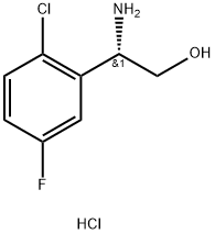 (S)-2-Amino-2-(2-chloro-5-fluorophenyl)ethan-1-ol hydrochloride Structure