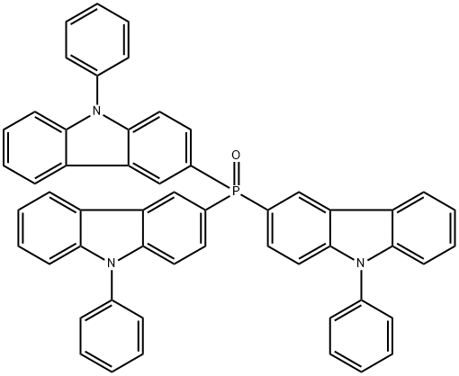 3,3',3''-Phosphinylidynetris[9-phenyl-9H -carbazole 구조식 이미지