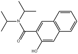 3-Hydroxy-N,N-bis(1-methylethyl)-2-naphthalenecarboxamide Structure