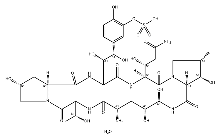 FR179642 (hydrate) Structure