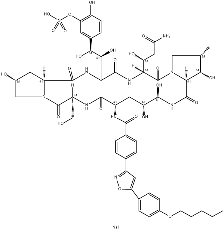 Mikafen sodium sodium related substances 3 구조식 이미지