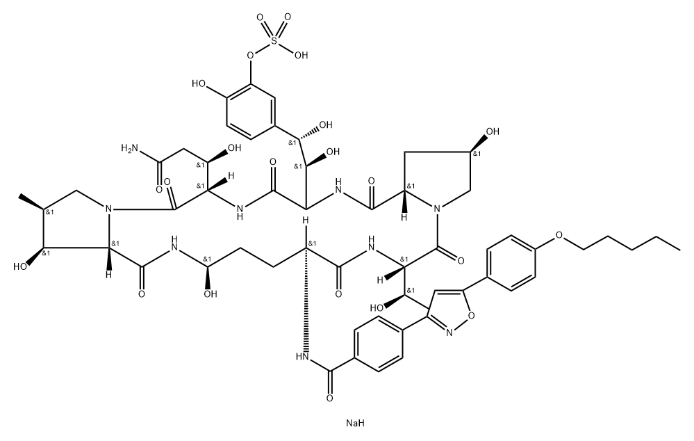 Mikafen sodium sodium related substances 4 구조식 이미지