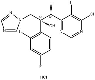 Voriconazole Impurity 24 HCl Structure