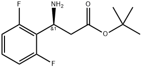 tert-butyl (3S)-3-amino-3-(2,6-difluorophenyl)propanoate hydrochloride 구조식 이미지