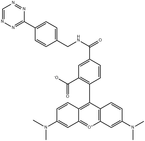 5-TAMRA-5-Tetrazine 구조식 이미지