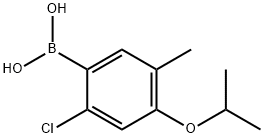 (2-Chloro-4-isopropoxy-5-methylphenyl)boronic acid Structure