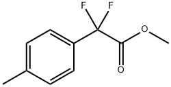 Benzeneacetic acid, α,α-difluoro-4-methyl-, methyl ester Structure