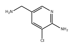 5-(aminomethyl)-3-chloropyridin-2-amine Structure