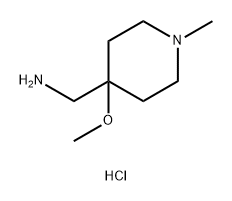 1-(4-methoxy-1-methylpiperidin-4-yl)methanamine dihydrochloride Structure