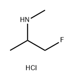 (1-fluoropropan-2-yl)(methyl)amine hydrochloride Structure