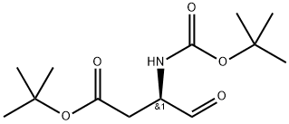 tert-Butyl (R)-3-((tert-butoxycarbonyl)amino)-4-oxobutanoate Structure