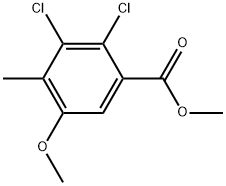 Methyl 2,3-dichloro-5-methoxy-4-methylbenzoate Structure