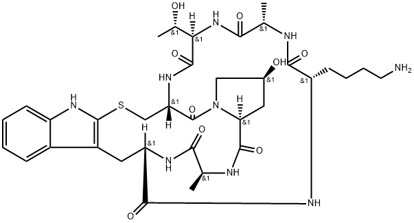 (Lys7)-Phalloidin 구조식 이미지