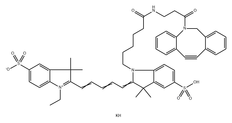 diSulfo-Cy5 DBCO(Methyl) Structure