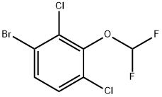 1-Bromo-2,4-dichloro-3-(difluoromethoxy)benzene Structure