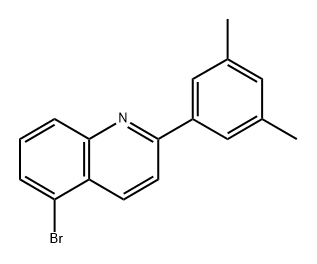 5-Bromo-2-(3,5-dimethylphenyl)quinoline Structure