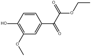 ethyl 2-(4-hydroxy-3-methoxyphenyl)-2-oxoacetate Structure