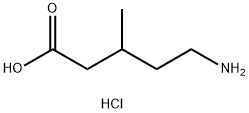 5-amino-3-methylpentanoic acid hydrochloride Structure