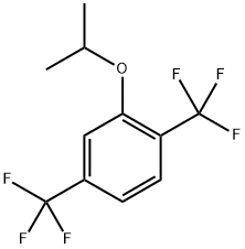 2-isopropoxy-1,4-bis(trifluoromethyl)benzene 구조식 이미지