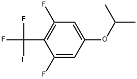 1,3-Difluoro-5-(1-methylethoxy)-2-(trifluoromethyl)benzene Structure