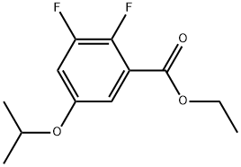 Ethyl 2,3-difluoro-5-(1-methylethoxy)benzoate Structure