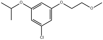 1-Chloro-3-(2-methoxyethoxy)-5-(1-methylethoxy)benzene Structure